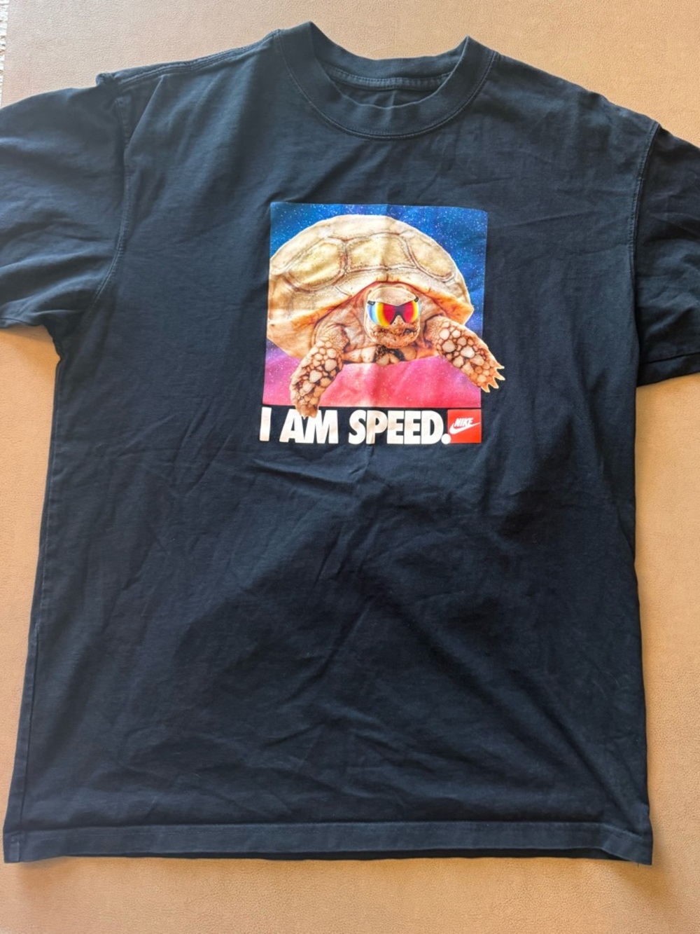 Nike Black 'I AM SPEED' Tortoise Graphic Tee